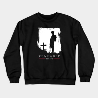 Remember 1914 - 1918 WW1 Veteran Crewneck Sweatshirt